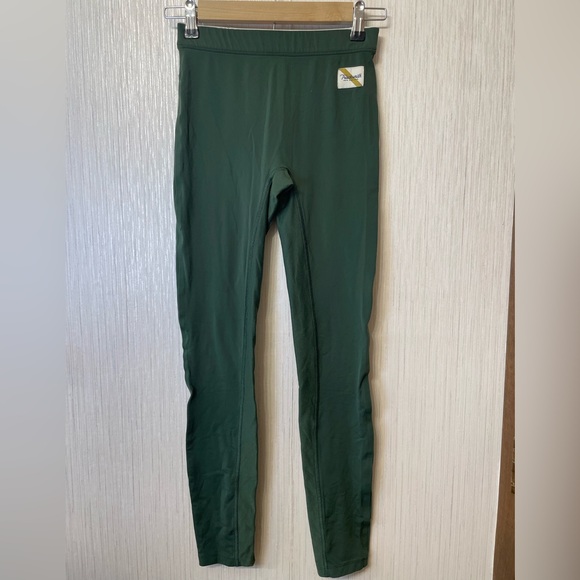 Tracksmith Women’s Running Leggings Small Forest Green Activewear - Picture 1 of 7